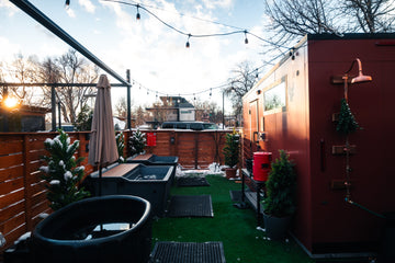 Winter at Red Rock Sauna