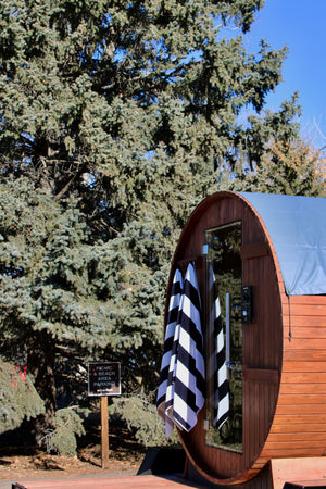 Door of Red Rock Sauna